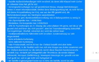 Facebook Gespräch Finanzberater nachts