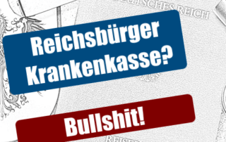 Reichsbürger Krankenkasse Bullshit